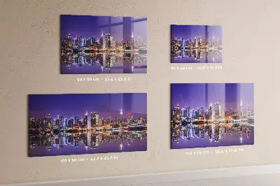 New York éjszaka fali üzenőtábla