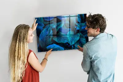 Trópusi természet mintás mágneses fali tábla