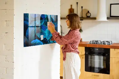 Trópusi természet mintás mágneses fali tábla
