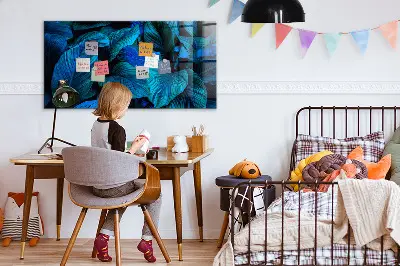 Trópusi természet mintás mágneses fali tábla