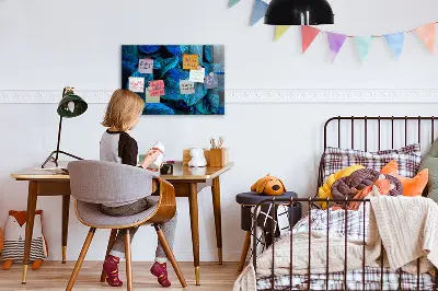 Trópusi természet mintás mágneses fali tábla