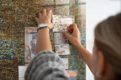 Mágneses fali tábla rozsda a fémen mintával