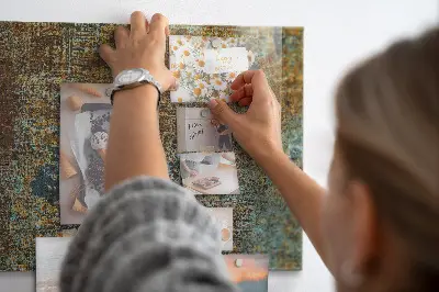 Mágneses fali tábla rozsda a fémen mintával