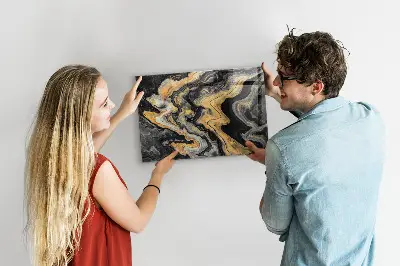 Arany márvány mintás falra szerelhető mágneses tábla