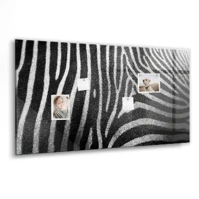 Zebra mintás fali üzenőtábla