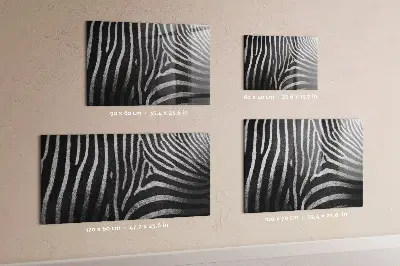 Zebra mintás fali üzenőtábla