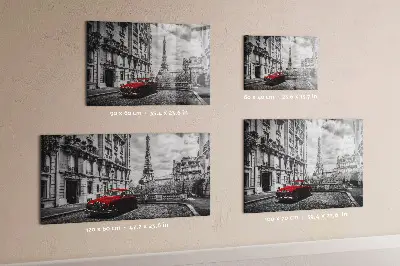 Régi autók városa fali üzenőtábla