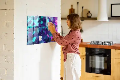Geometriai formájú fali üzenőtábla