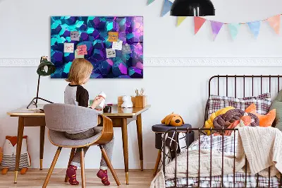 Geometriai formájú fali üzenőtábla