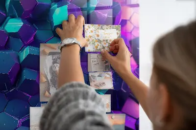 Geometriai formájú fali üzenőtábla