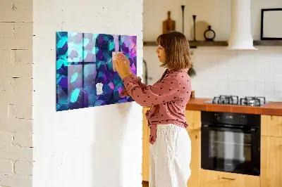 Geometriai formájú fali üzenőtábla