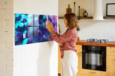 Geometriai formájú fali üzenőtábla