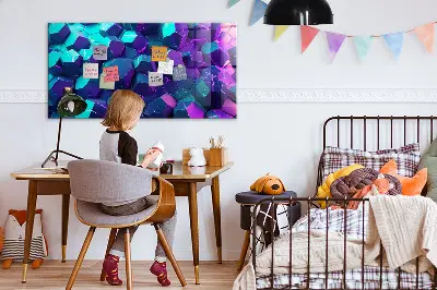 Geometriai formájú fali üzenőtábla