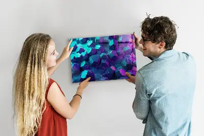 Geometriai formájú fali üzenőtábla