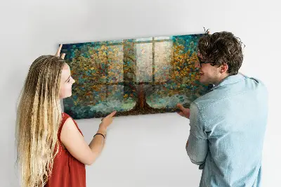 Mozaikfa mintás mágneses fali tábla