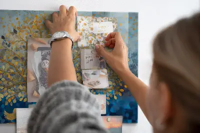 Absztrakt fa mintás fali üzenőtábla