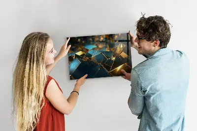 Dekoratív absztrakt fali mágneses tábla
