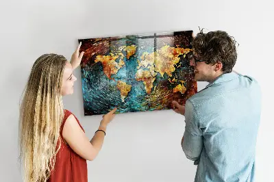 A káosz világa fali üzenőtábla