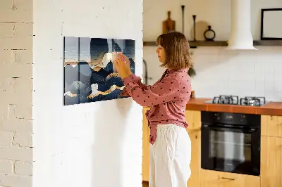 Naplemente tájkép fali üzenőtábla