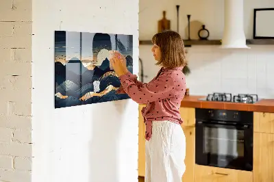 Naplemente tájkép fali üzenőtábla