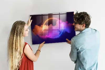 3D füst absztrakció mintás fali üzenőtábla