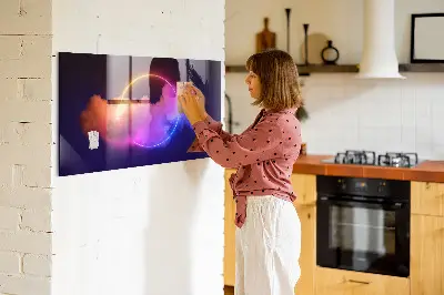 3D füst absztrakció mintás fali üzenőtábla