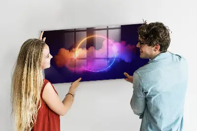 3D füst absztrakció mintás fali üzenőtábla