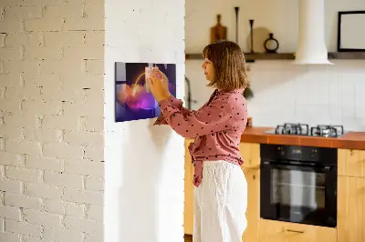 3D füst absztrakció mintás fali üzenőtábla