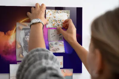 3D füst absztrakció mintás fali üzenőtábla