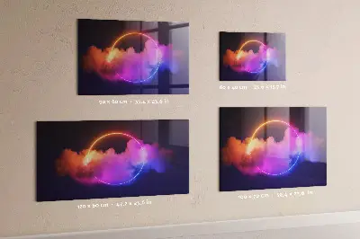 3D füst absztrakció mintás fali üzenőtábla