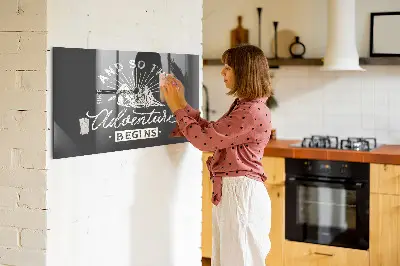 Kaland idézetes fali mágneses tábla