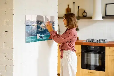 Bálnavíz fali üzenőtábla