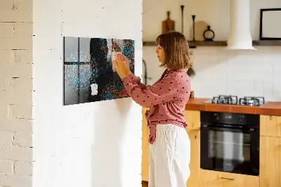 Mandala mintás fali üzenőtábla