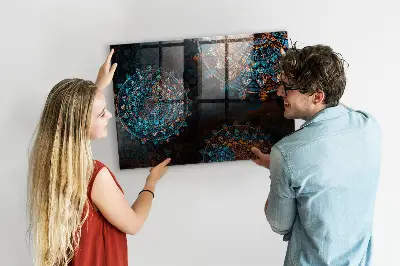 Mandala mintás fali üzenőtábla