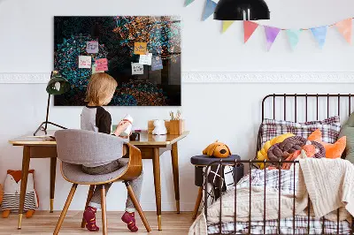 Mandala mintás fali üzenőtábla