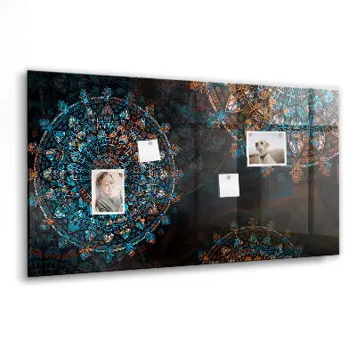 Mandala mintás fali üzenőtábla