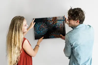Mandala mintás fali üzenőtábla