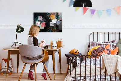 Mandala mintás fali üzenőtábla