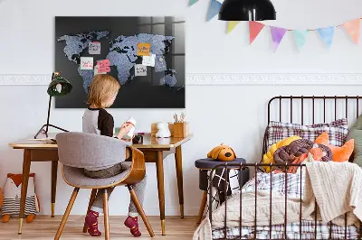 Fali mágneses 3D világtérkép