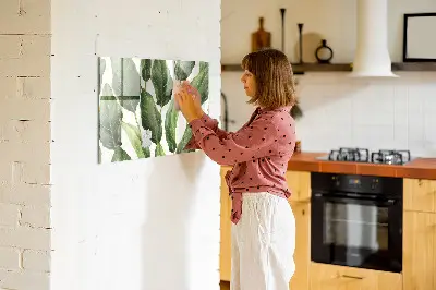 Pálmaleveles mintás falra szerelhető mágnestábla