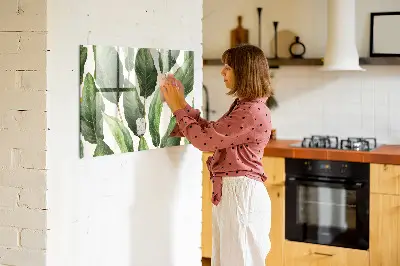 Pálmaleveles mintás falra szerelhető mágnestábla