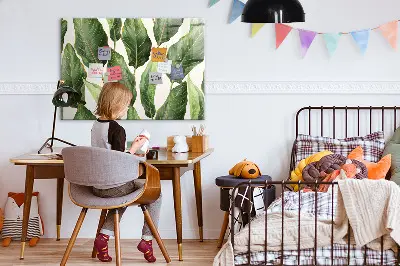 Pálmaleveles mintás falra szerelhető mágnestábla