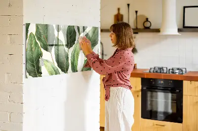 Pálmaleveles mintás falra szerelhető mágnestábla
