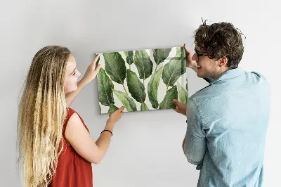 Pálmaleveles mintás falra szerelhető mágnestábla
