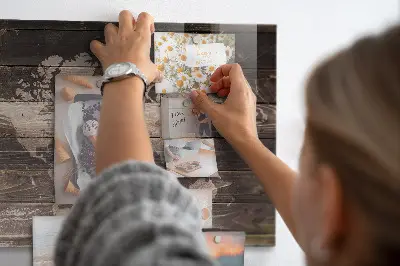 Világtérkép mintás fali üzenőtábla
