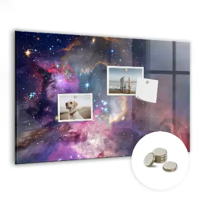 Galaxis mintás fali mágneses tábla