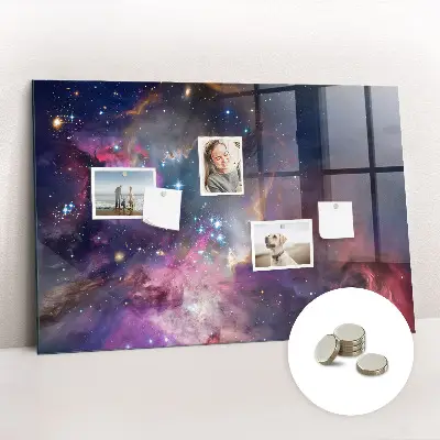 Galaxis mintás fali mágneses tábla