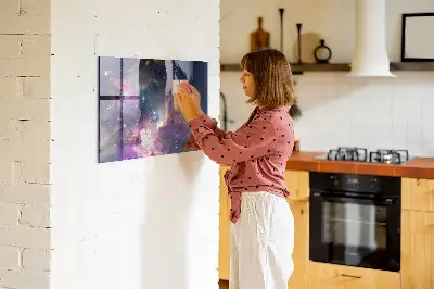 Galaxis mintás fali mágneses tábla