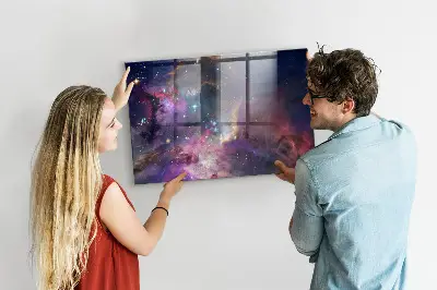 Galaxis mintás fali mágneses tábla