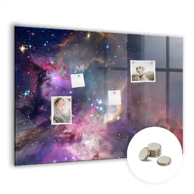 Galaxis mintás fali mágneses tábla